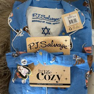 PJ Salvage Size Small Hanukkah Pajamas
